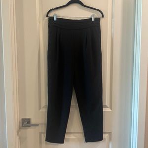 Forever 21 Women’s Black Pants with Elastic Waistband and Side Pockets
